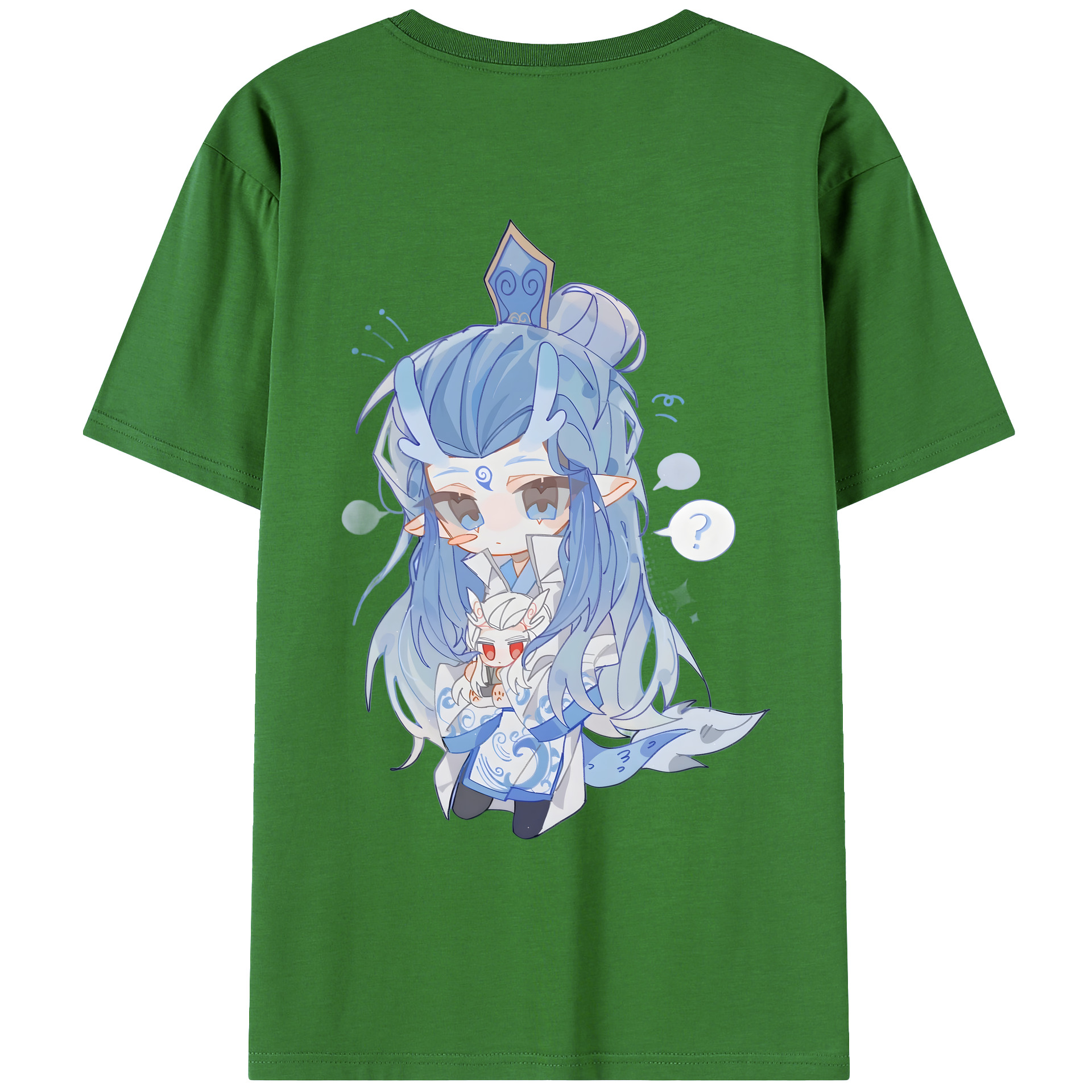（画像用） Ne Zha 2 ナタ 魔童の大暴れ レディース半袖Tシャツ(バックプリント)